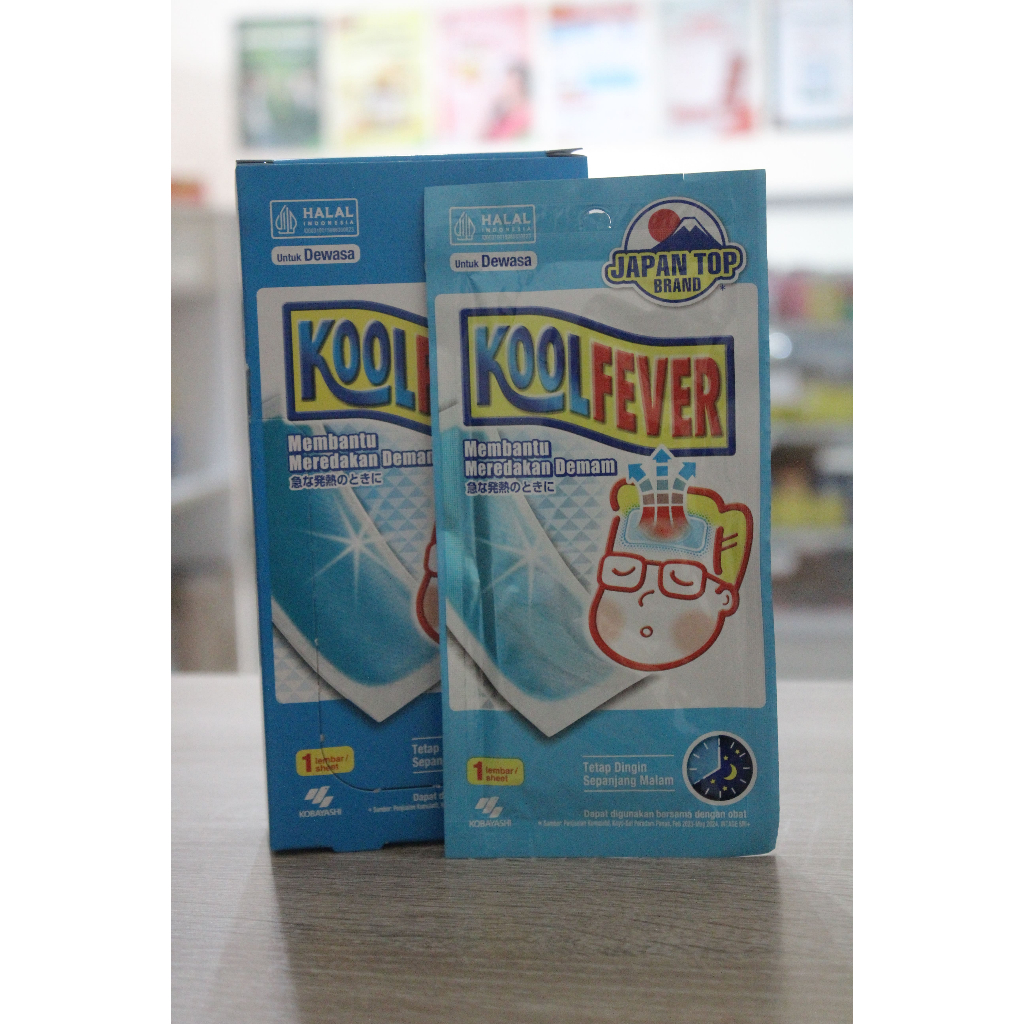 Kool Fever DEWASA Plester Kompres Dingin untuk Penurun Demam