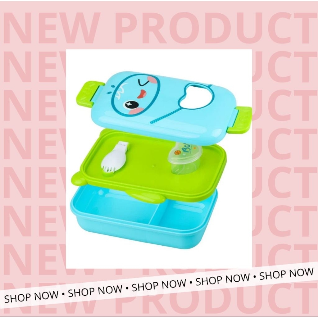 Kotak Bekal/Tempat Makan Karakter Lucu Untuk Anak/Tempat Bekal Anti Tumpah
