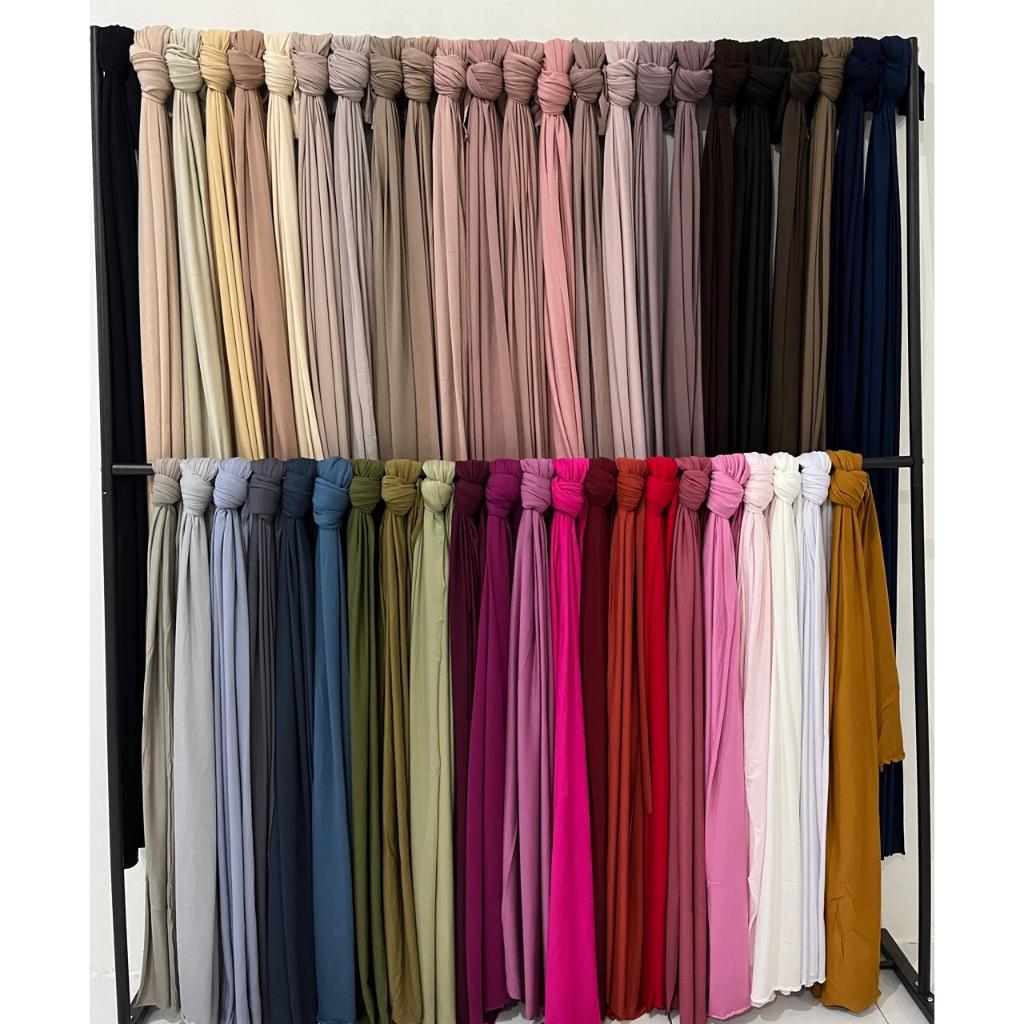 [ KILOAN ] Bahan Kain Spandek Rayon | Adem, Halus, Strech, Tidak Nerawang, Lembut, Jatuh