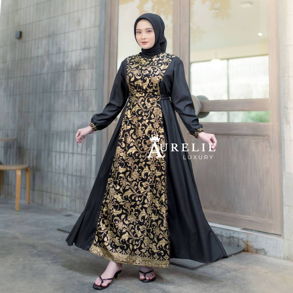 Gamis batik terbaru ramadhan 2026 gamis busui bahan premium toyobo fodu gamis jumbo M L XL XXL