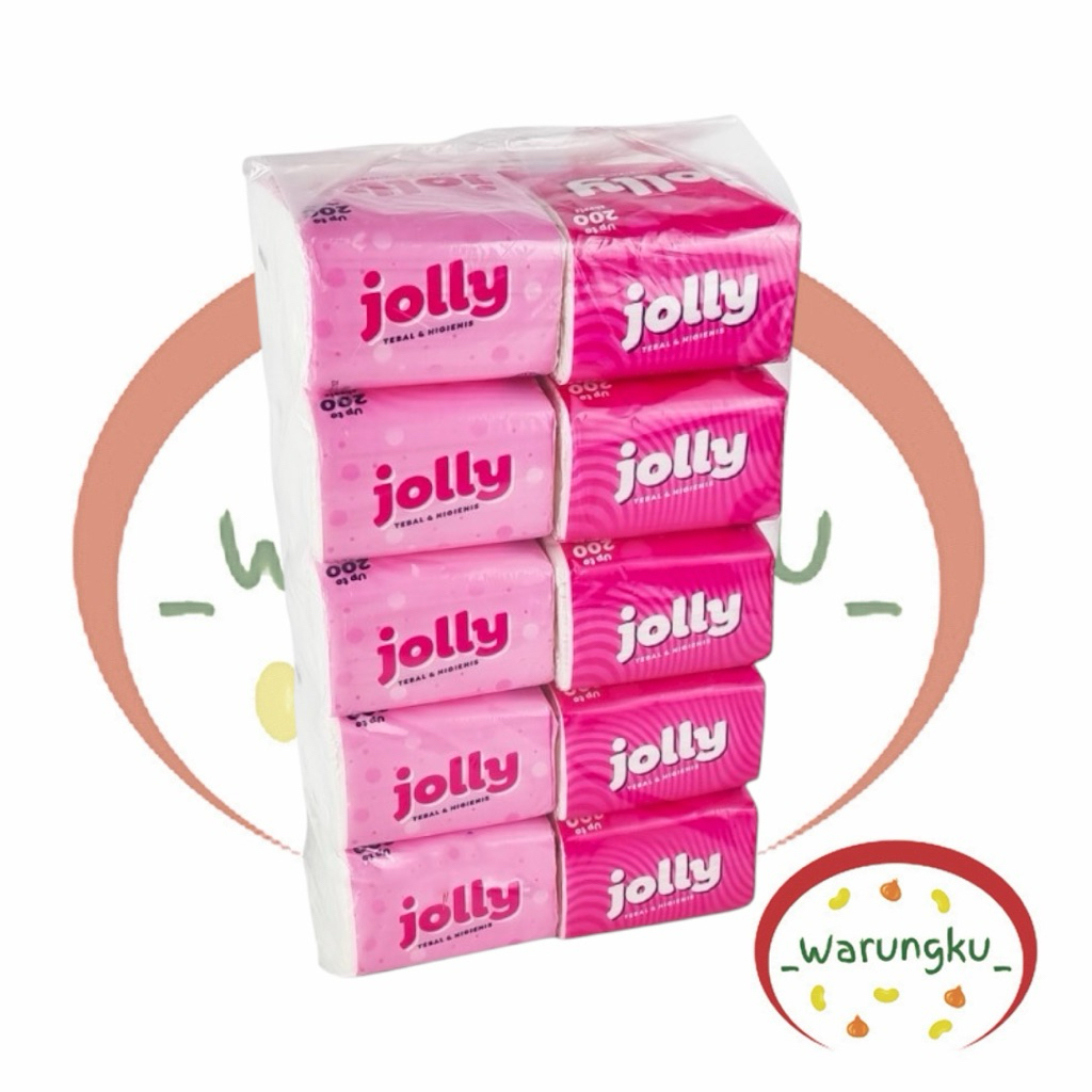 [BUNDLE] Jolly POP UP 10pcs Tisu Jolly Kecil Tissue