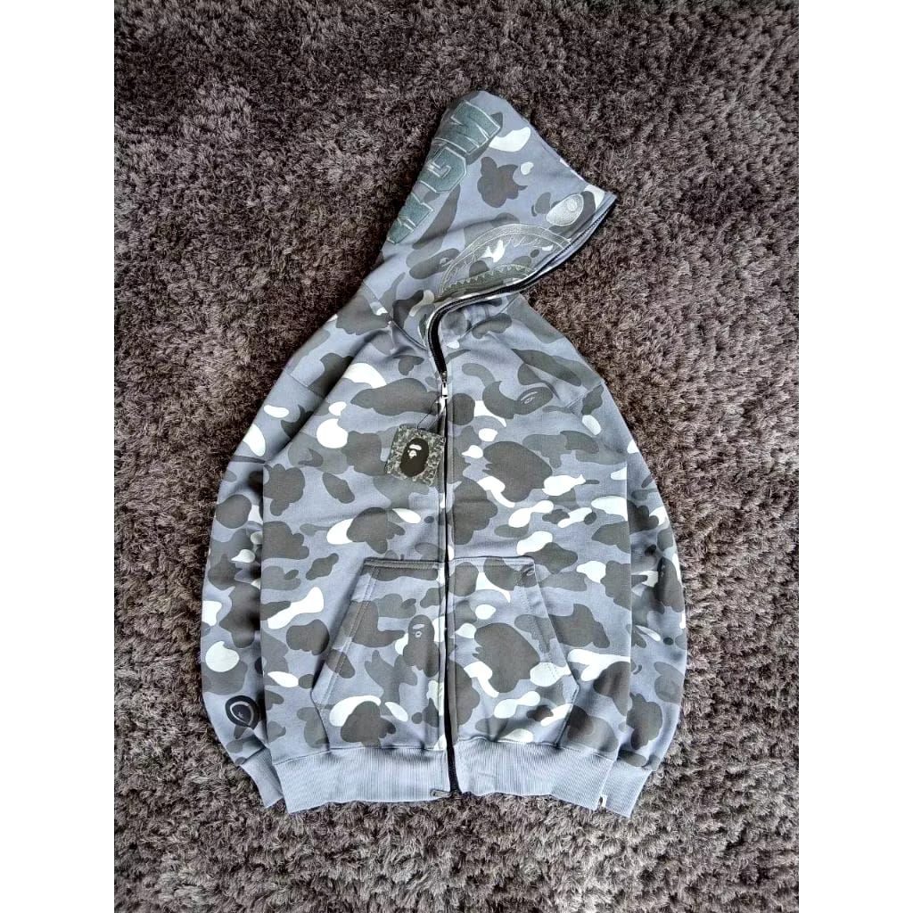 HOODIE ZIPPER BAPE WGM ABU