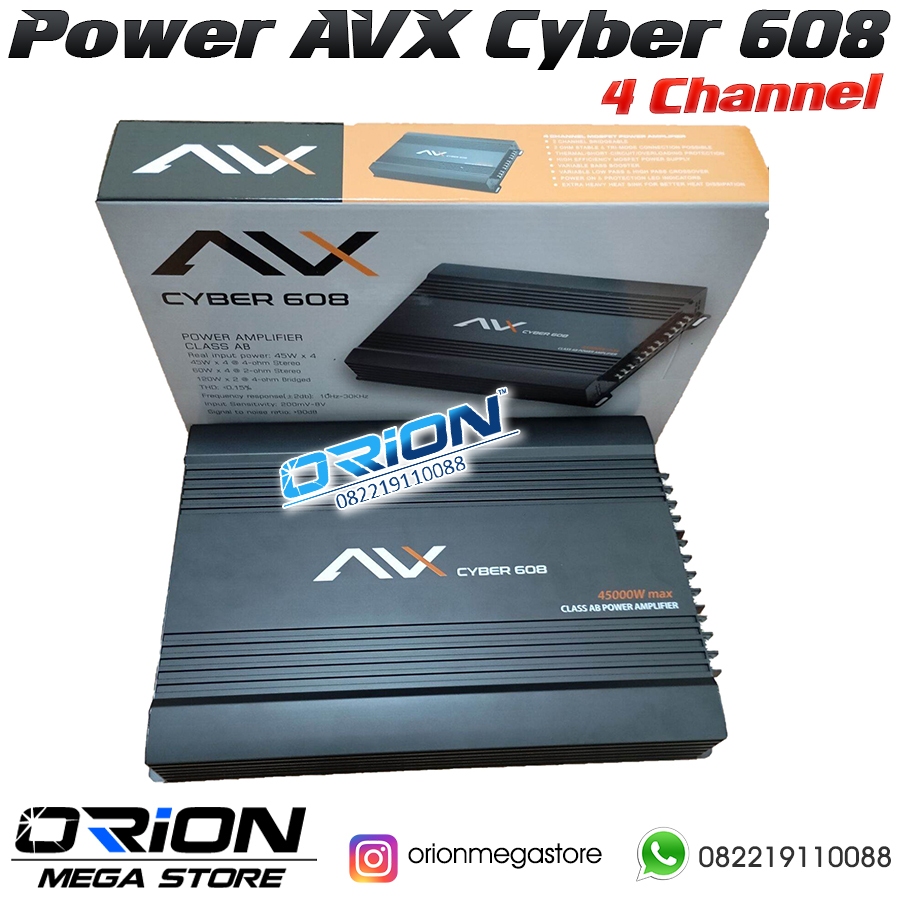 Power ADS 4Chanel Power Murah Power 4CH AVX