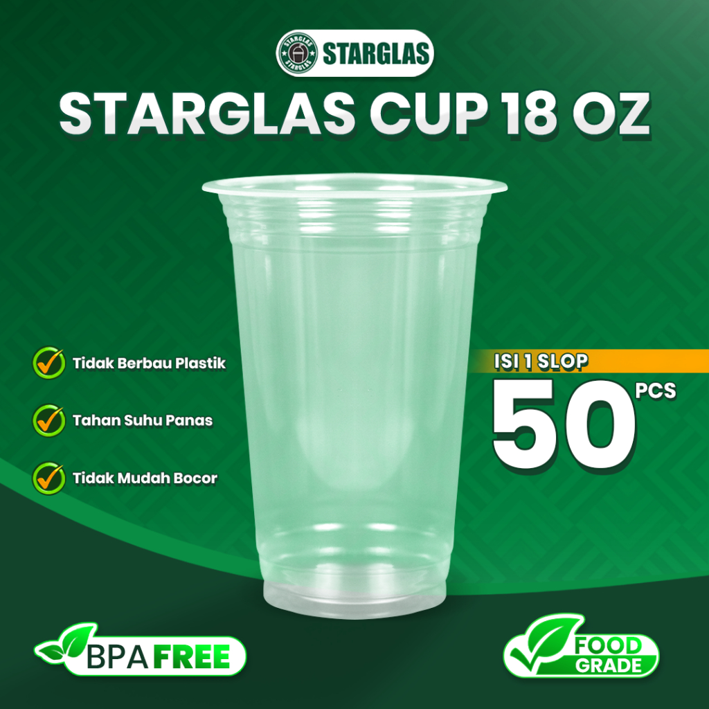 STARGLAS CUP PP 18 OZ | SLOP