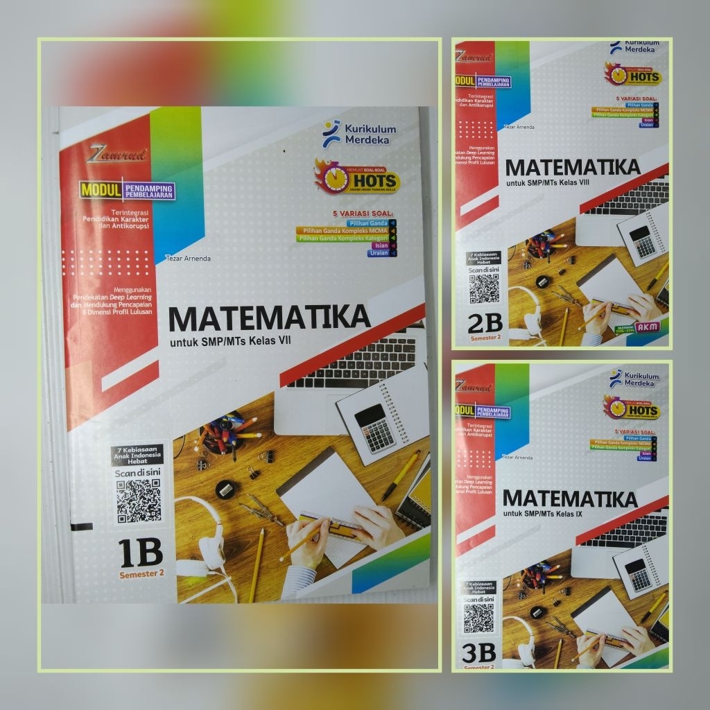 LKS SMP MATEMATIKA KELAS 7 8 9 KURIKULUM MERDEKA SEMESTER 2