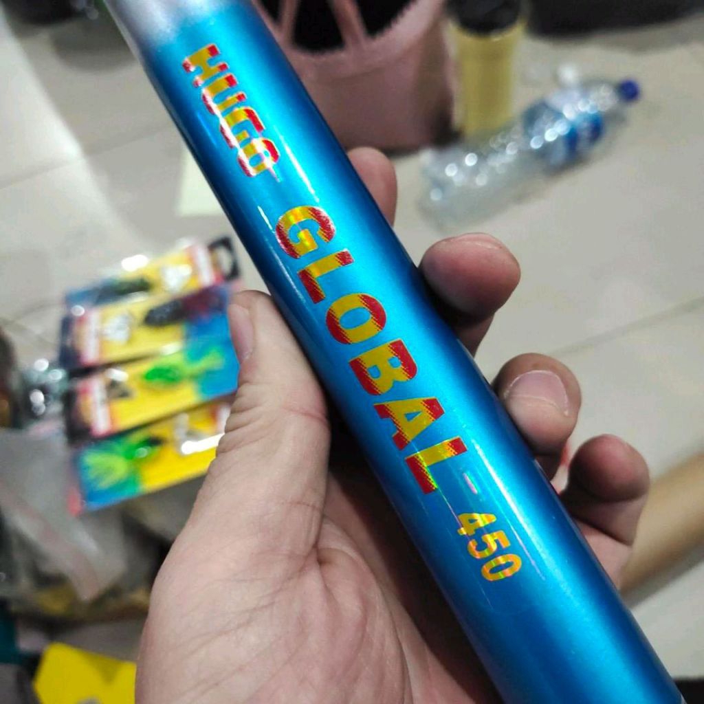 tegeg pancing ruas pendek hanya 30cm hugo global pole fiber