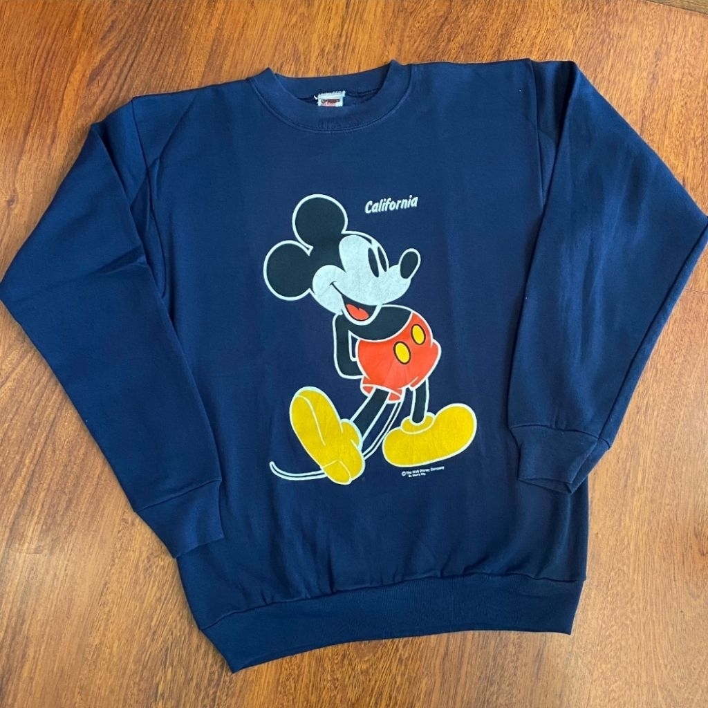 Vintage mickey mouse crewneck 80s