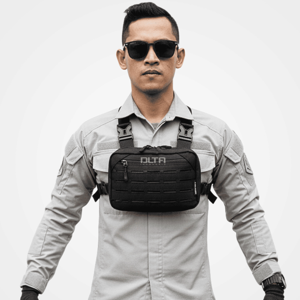 DLTA Raiden Tas Dada Pria Original Model Chest Bag untuk Tampilan Gagah dengan Tas Depan Pria Dada