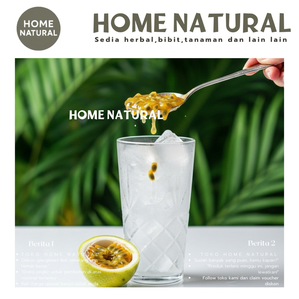 Promo 1kg Buah Markisa Segar / Buah Markisa