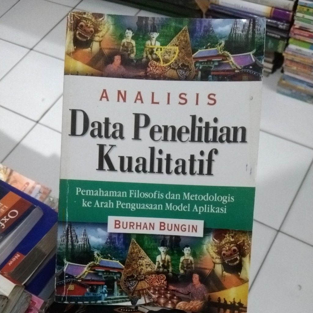 Buku bekas Analisis Data Penelitian Kualitatif