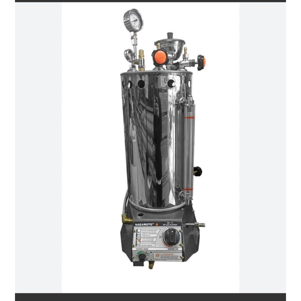 Boiler nagamoto 25 liter tabung dan kompor