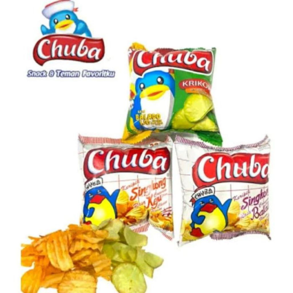 Chuba Kripik Singkong Keju / Balado / Balado Ijo isi 20pcs