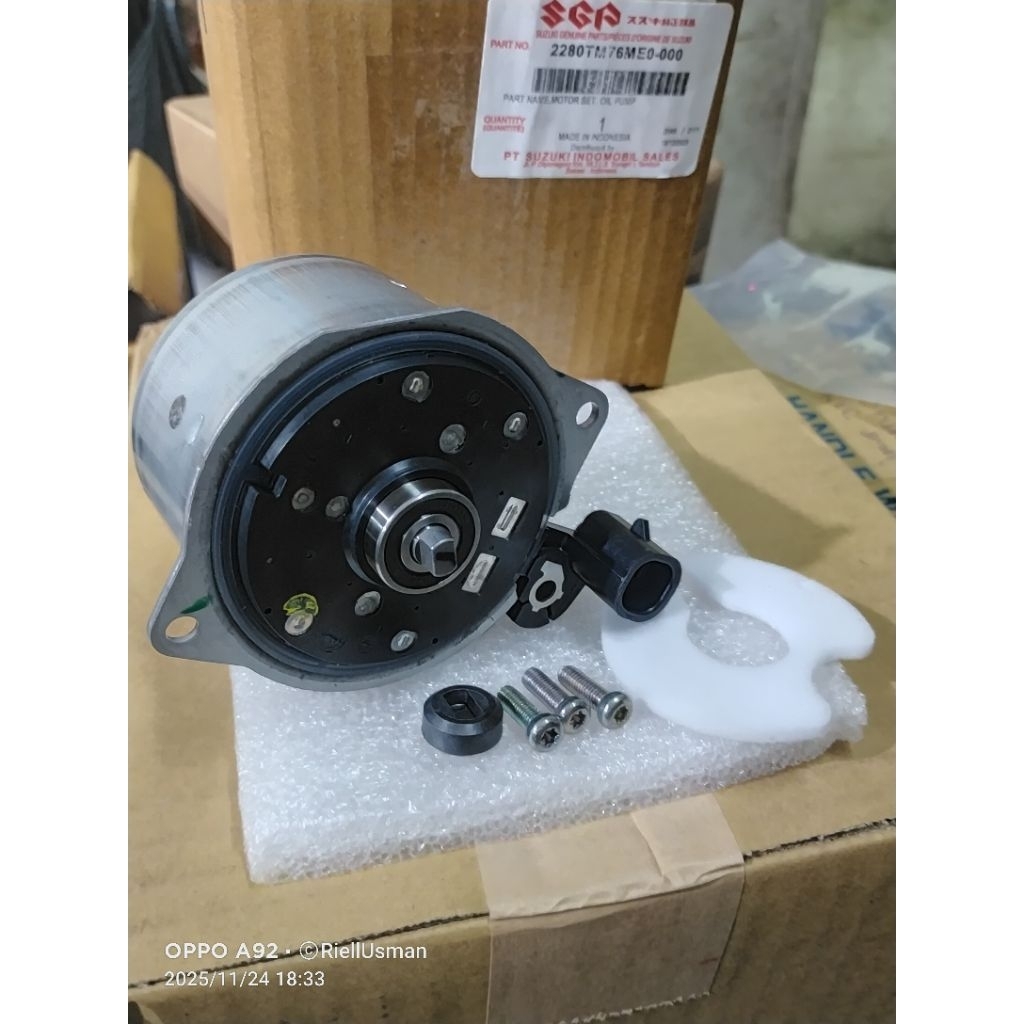 Motor Set Oil Pump AGS Suzuki IGNIS Spresso Karimun Wagon R Asli Suzuki Maruti