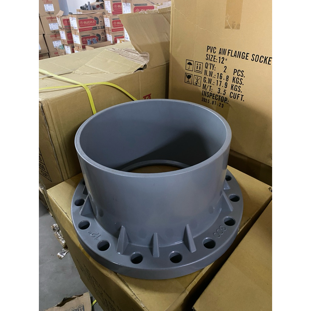 Flange PVC 12 inch AW merk CM / Taiwan / Flenges PVC 12” inch
