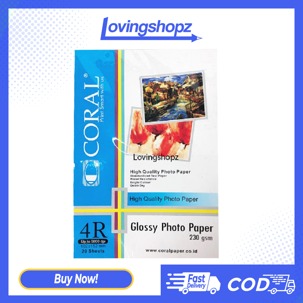 Kertas Foto Postcard/ Kertas Foto 4R