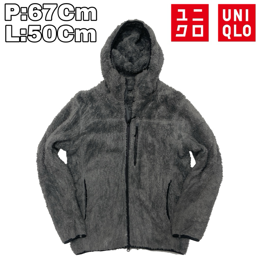 J41 Jaket Fleece Hoodie Sherpa Polar Inner Uniqlo  Bulu Musim Dingin Winter Hiking Pendaki Gunung