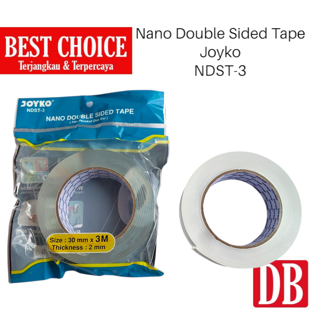 Double Tape Bening / Nano Double Sided Tape Joyko Besar NDST-3 (1pcs)
