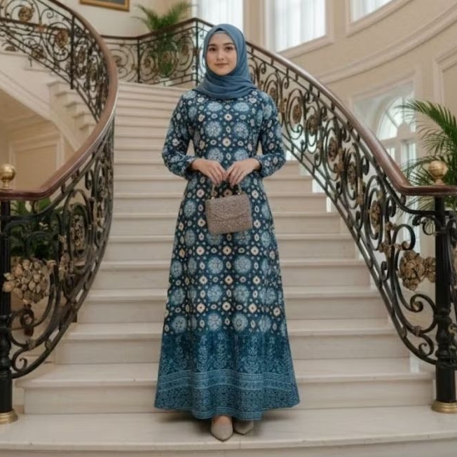 GAMIS JUMPUTAN MOTIF JUMPUTAN SONGKET PALEMBANG/ Couple Gamis, Tunik, Kemeja jumputan Sutrasilk