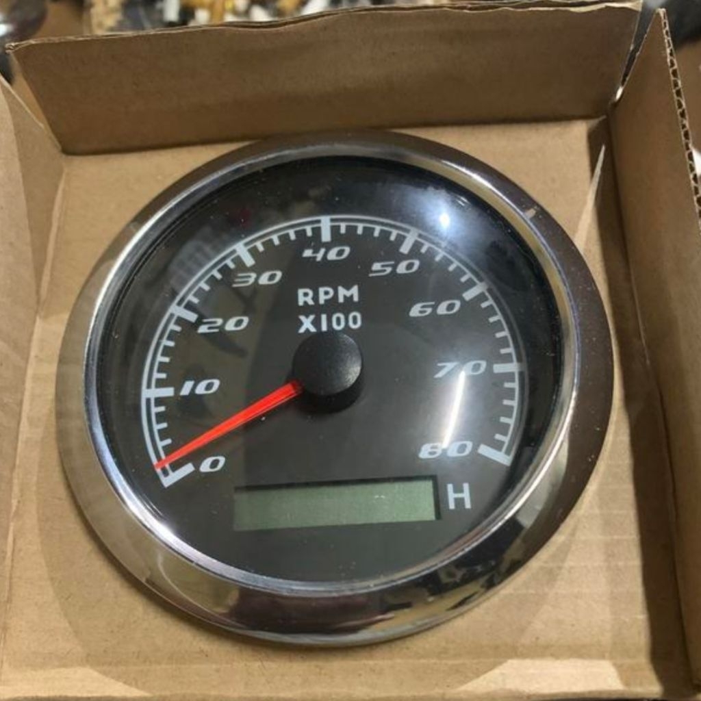 Tachometer RPM Gauge CX8009 8K RPM Meter Diesel 12V 24V