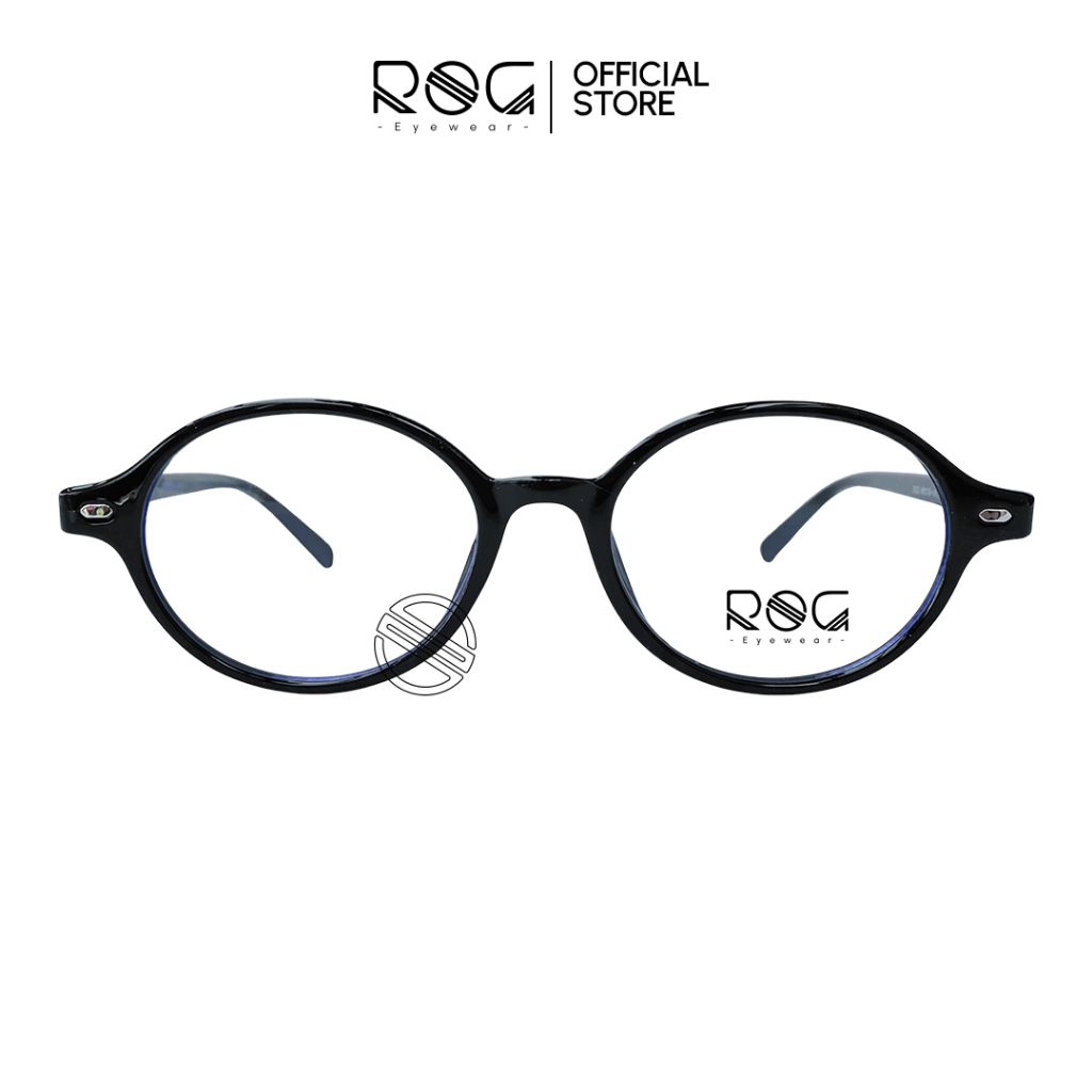 ROG Eyewear - 01 - Kacamata Bulat / 2522 - Frame Kacamata Pria Wanita - Minus / Silinder / Plus