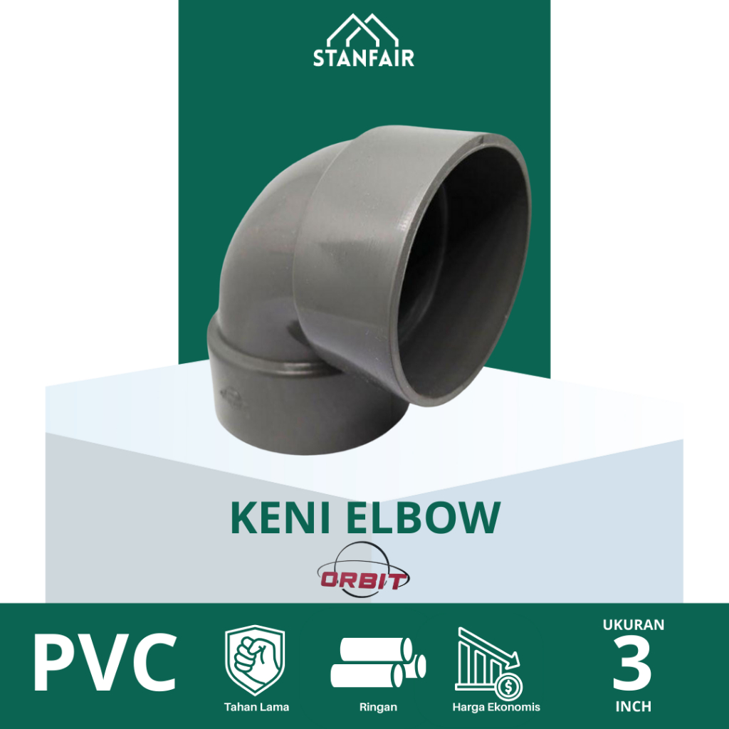 Orbit Keni Elbow 3" / Knee Elbow 3" / Elbow Pvc 3 Inch Orbit