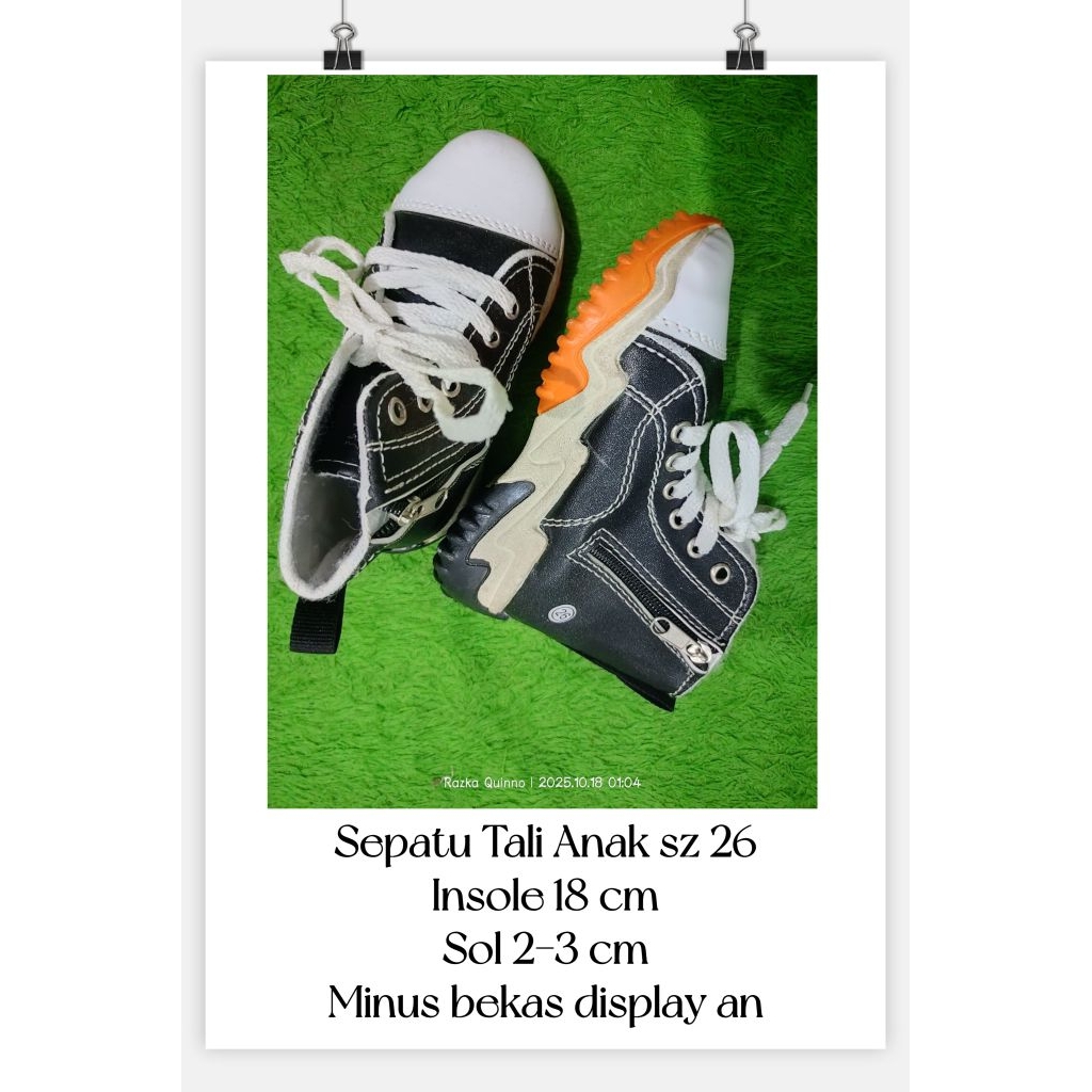 Sepatu anak sz 27 (MASIH BARU)