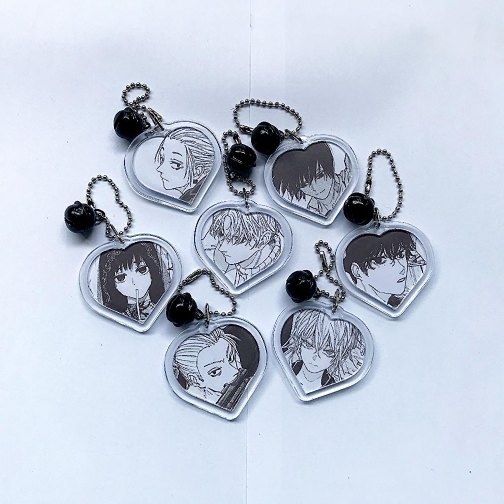 SAKAMOTO DAYS | Manga keychain anime vers ( Sakamoto, Nagumo, Osaragi, Akira, Gaku, Uzuki, Seba )