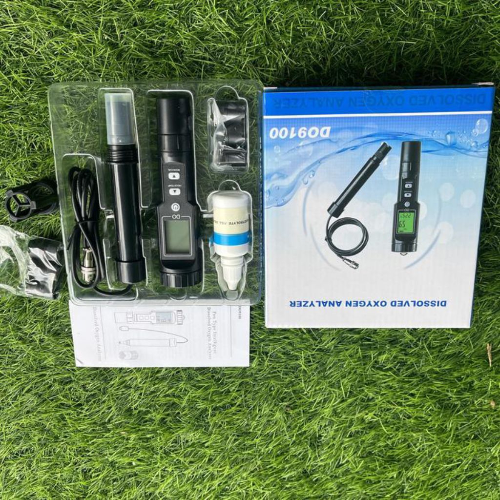 Dissolved Oxygen Tester DO9100 DO Meter Oksigen Water Analyzer Air O2