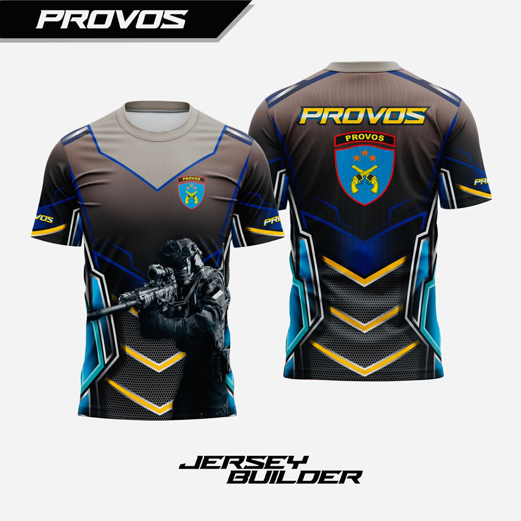 Jersey PROVOS Fullprinting / Kaos PROVOS POLRI / jersey polisi PROVOS / Kaos Polisi PROVOS TERBARU /