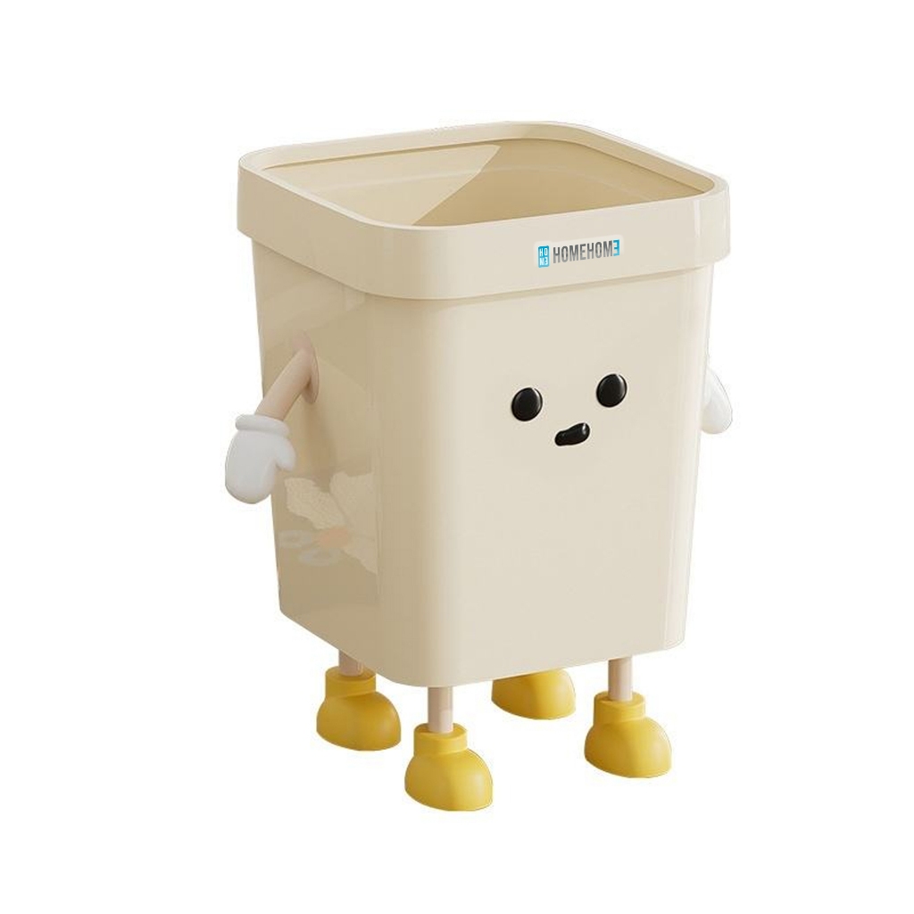 Tempat Sampah Multifungsi Ukuran 12 / 16 / 7 LIter Tong Sampah Karakter Aesthetic Kapasitas Besar 3 