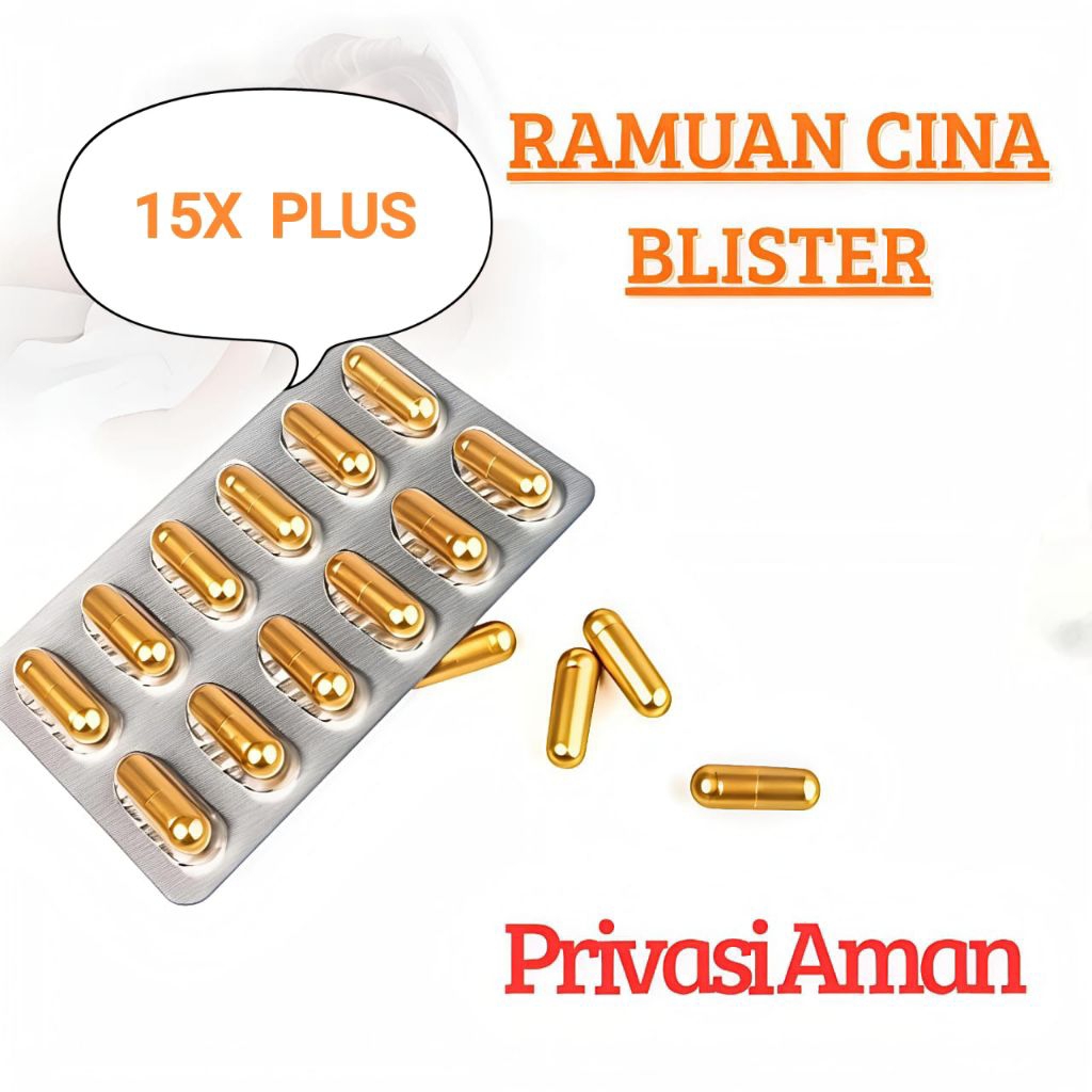 Ramuan Cina obat kuat blister 4 kapsul