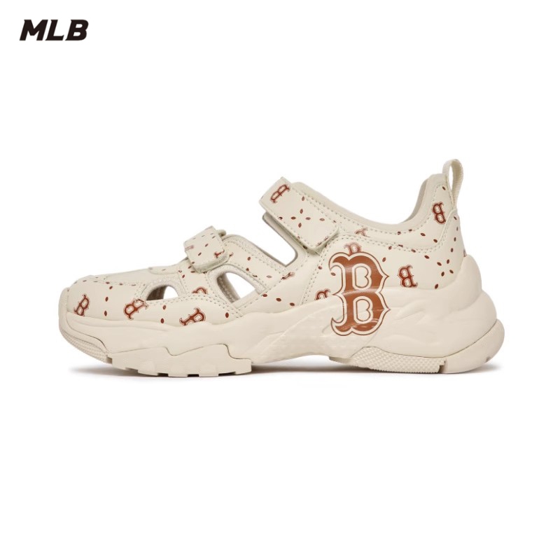 Sepatu pria wanita Sandal MLB Bigball Chunky Mask LA Dodgers White 100% Original BNlB