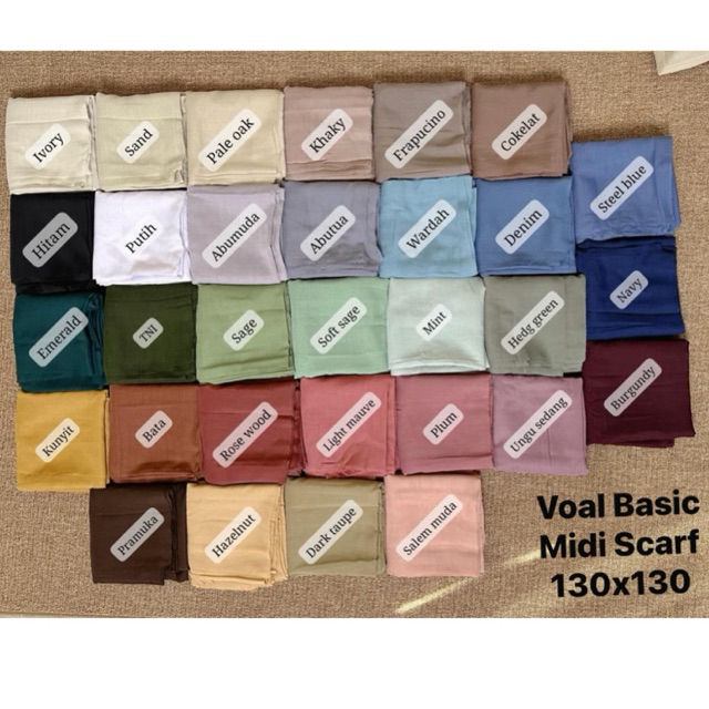 SEGI4 VOAL SYAR’I BASIC POLOS 130x130 MIDI SCRAF