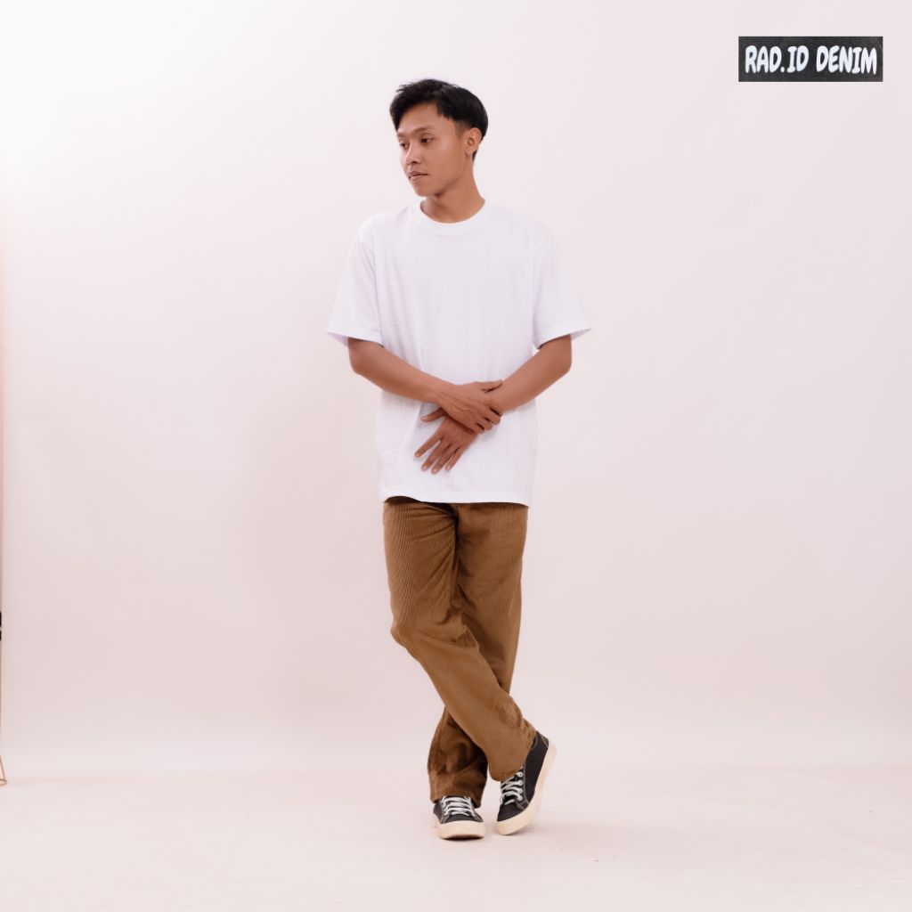 CELANA CORDUROY PRiA WARNA MOCCA