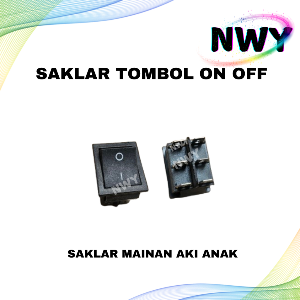 NWY SAKLAR SWITCH ON OFF KOTAK MOBIL/MOTOR MAINAN AKI