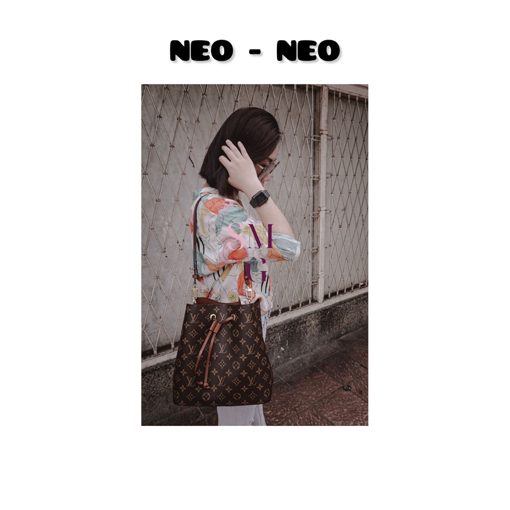 Tas Selempang Bucket Bag Neo Neo Brown