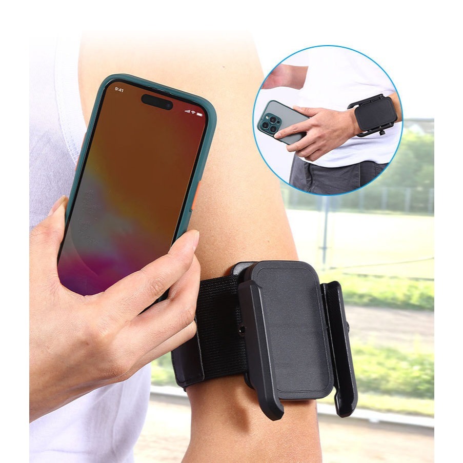 MH - Holder HP Sports Armband Adjustable Wristband Bracket Olahraga Running Gym VA6
