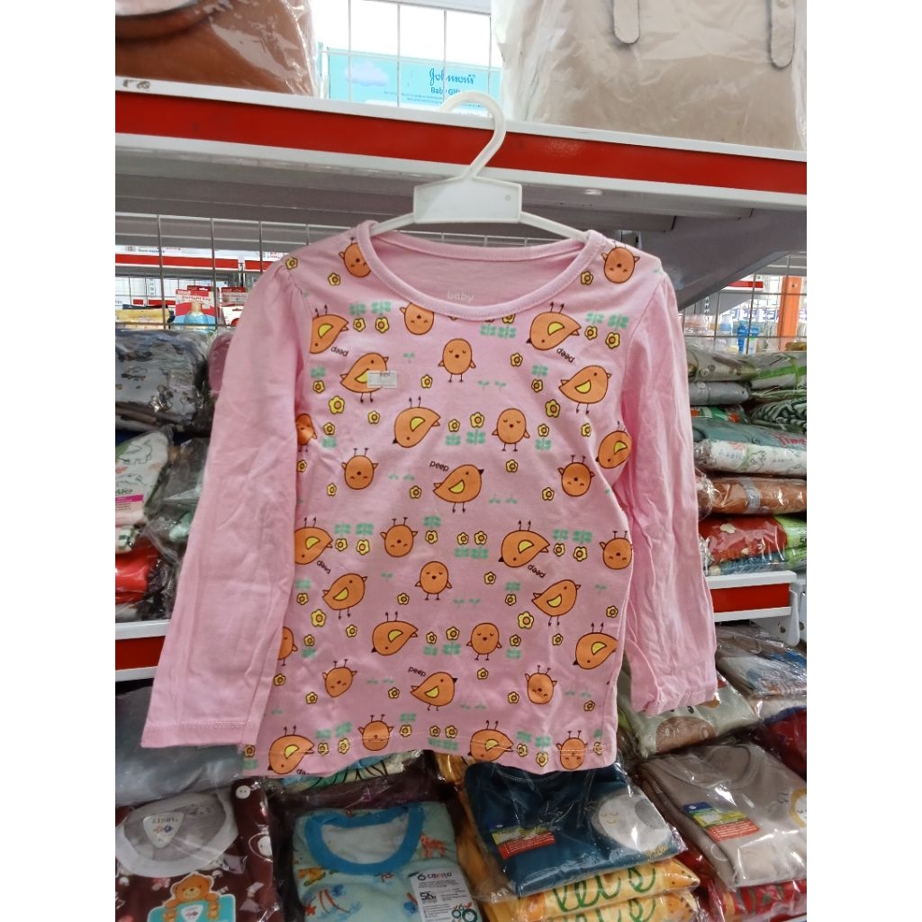 Baby Victory Atasan Kaos Anak Lengan Panjang Peep (3y)