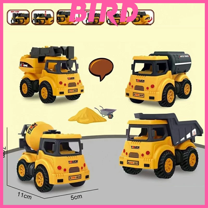 BirdToys Mainan DIY Truck Construction Car Mobil Perempuan Edukasi Truk Konstruksi Pemadam Kebakaran