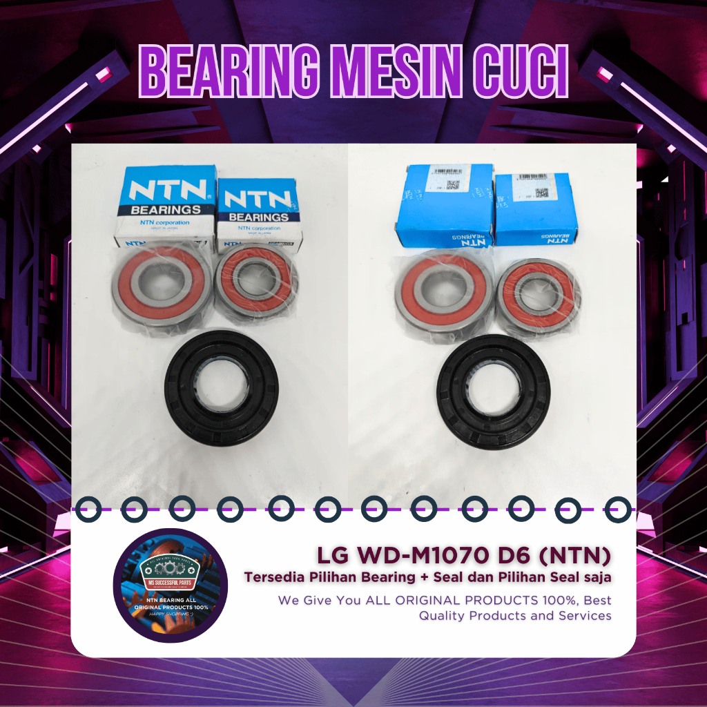 Bearing mesin cuci LG INVERTER Direct Drive 7 kg WD-M1070D6