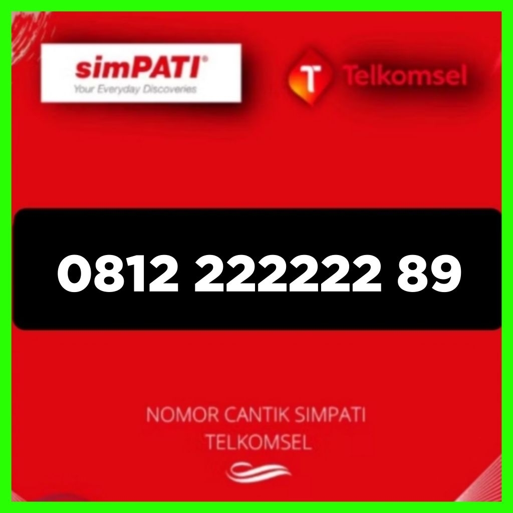 NOMOR CANTIK SIMPATI TELKOMSEL SUPER SERI SAPTA  2222222