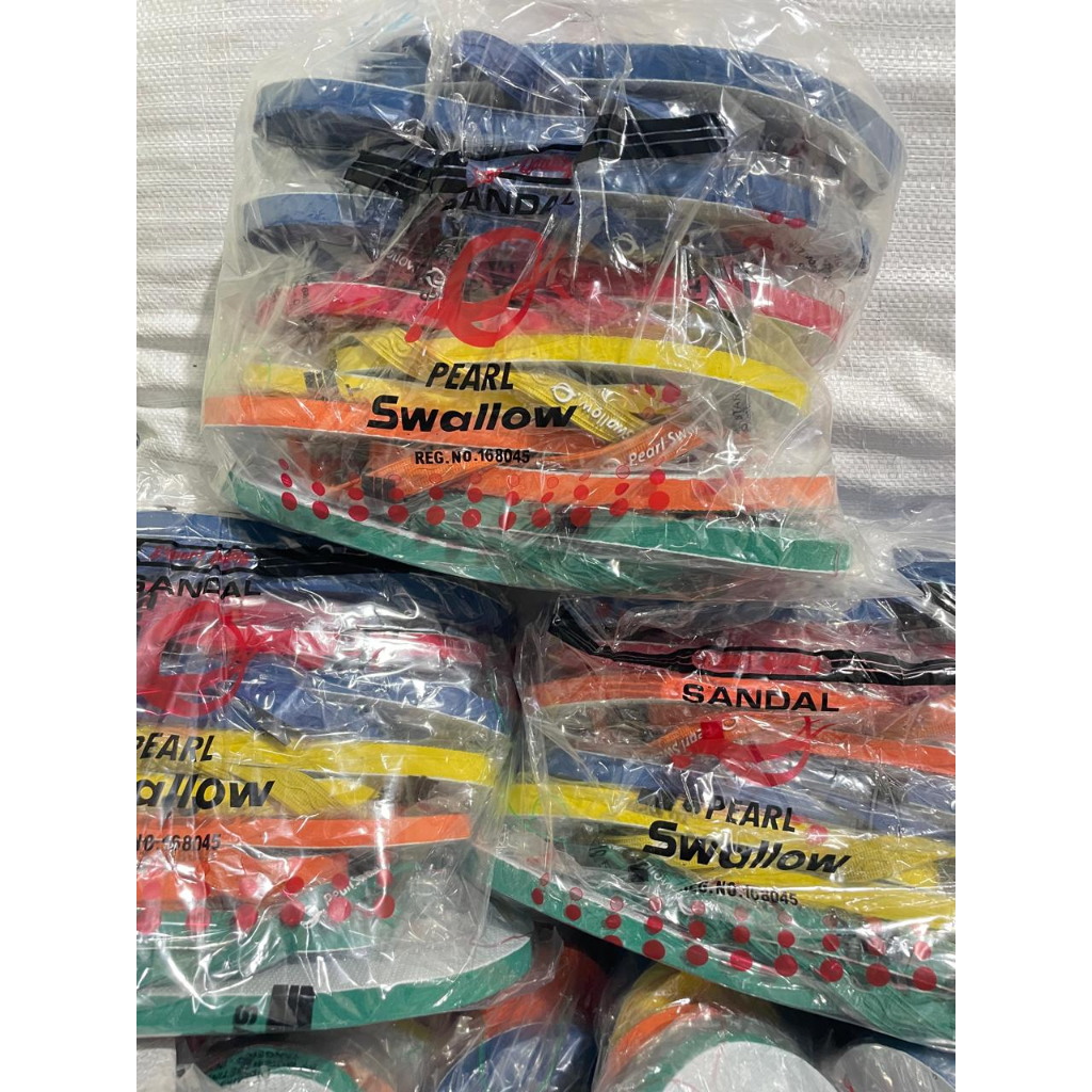 GROSIR (1 PACK) Isi 6 Pasang Sandal Jepit Swallow / Mely Melly / Pearlswalow / Pearlswallow / Pearl 
