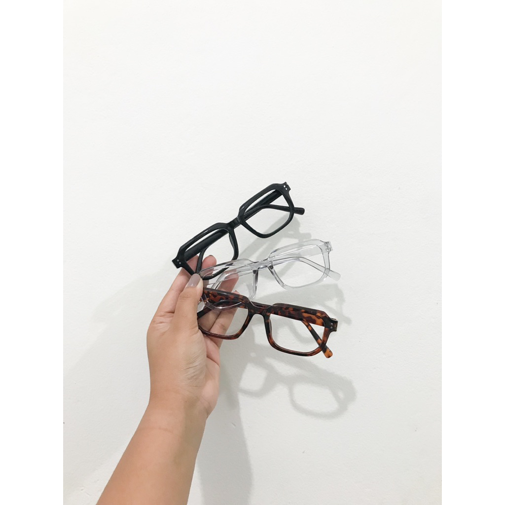 Kacamata Frame Pria dan Wanita Kacamata Blueray Kacamata KOTAK / Adara - ELMAR