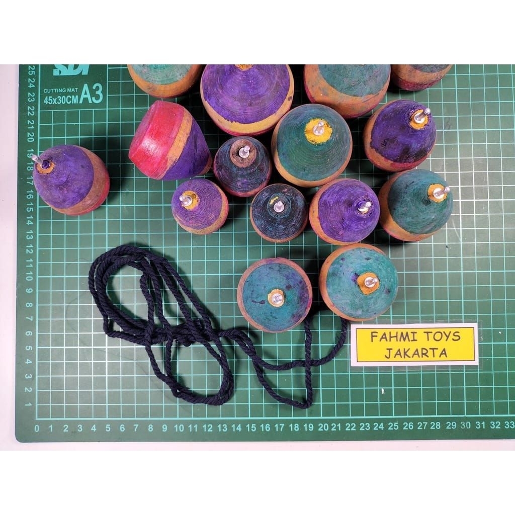 20 PCS MAINAN PANGGAL KAYU gangsing kayu tali