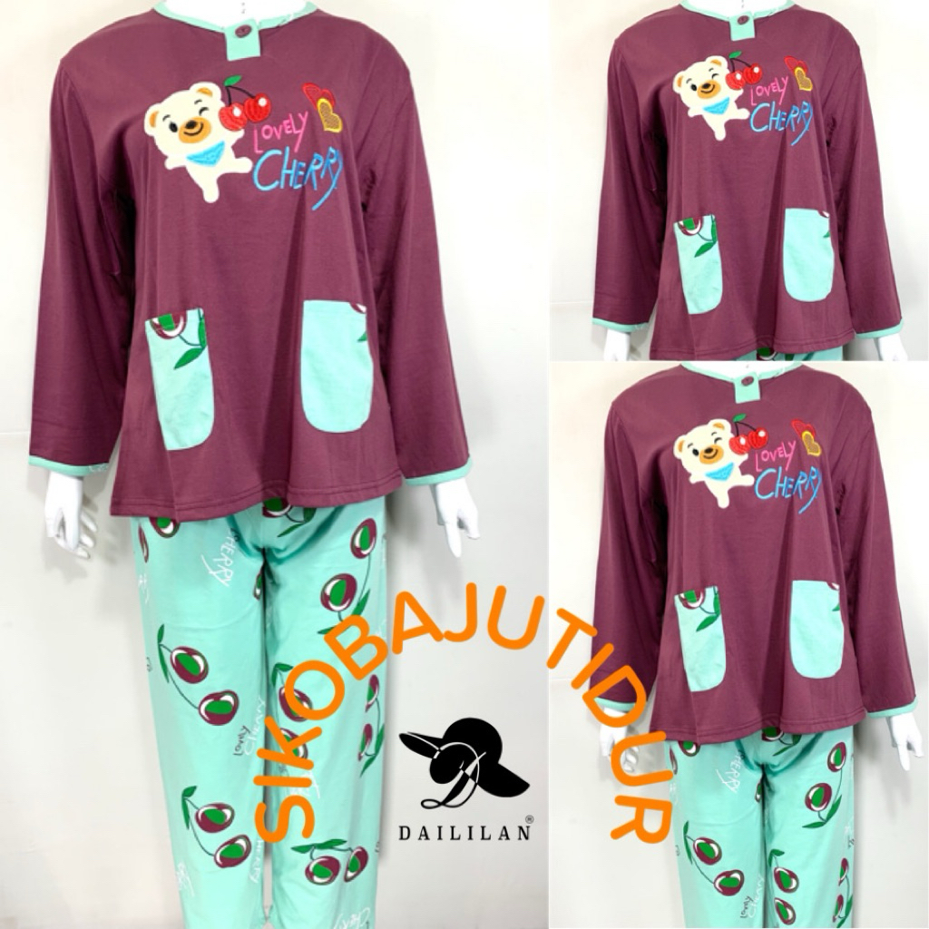 DAILILAN - 1. PP Daililan Standar Dewasa | Baju Tidur Daililan Wanita Dewasa | Piyama | Cod