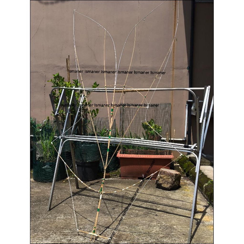 Kerangka Layangan Bebean Ukuran 1,5m (Lebar) Knockdown dan Permanen