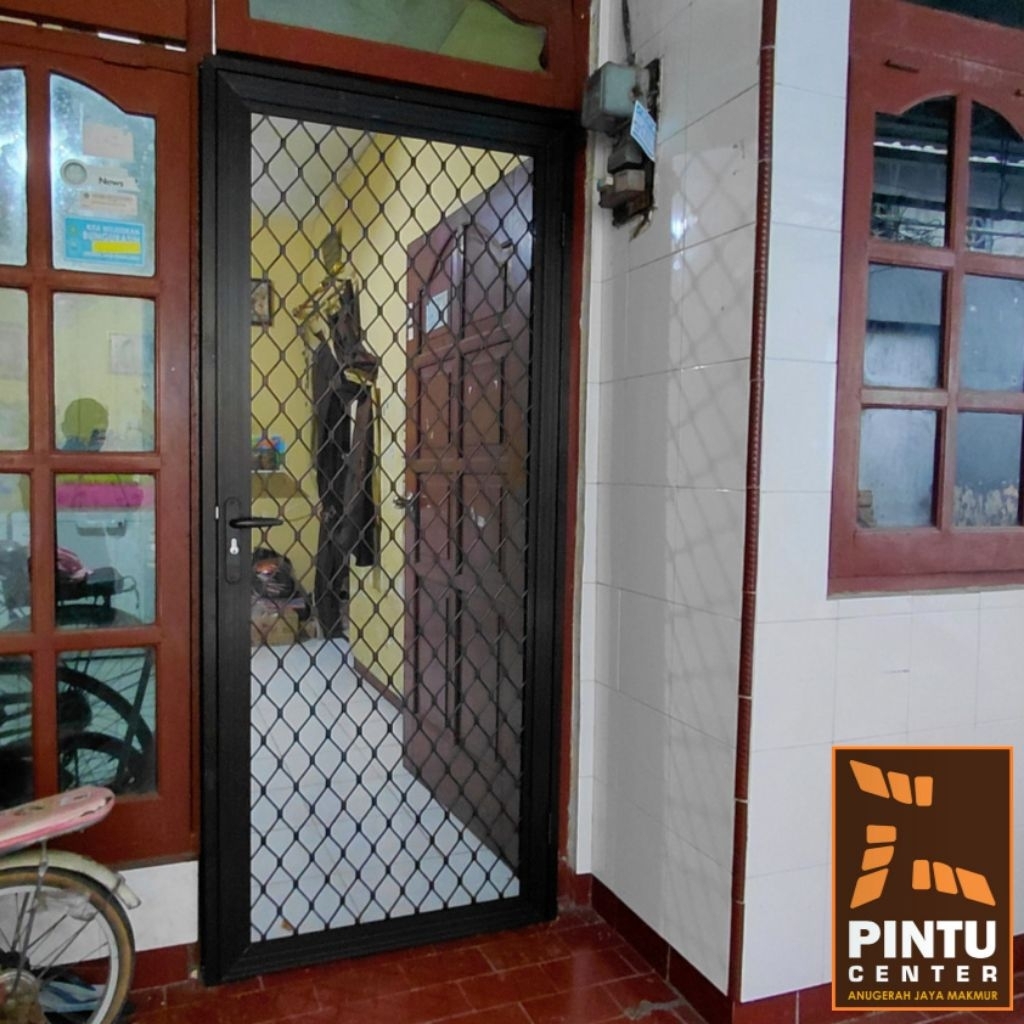 Pintu Kasa Nyamuk Pintu Aluminium Expanda Pintu Center