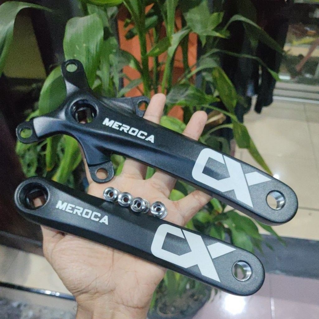 crank meroca alloy bcd 104 arm 170 crank sepeda commuter bike federal mtb