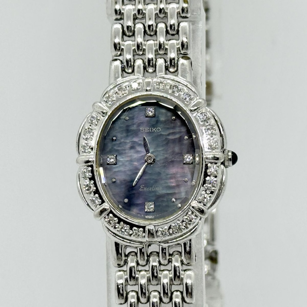 SEIKO Exceline Diamond MOP Silver