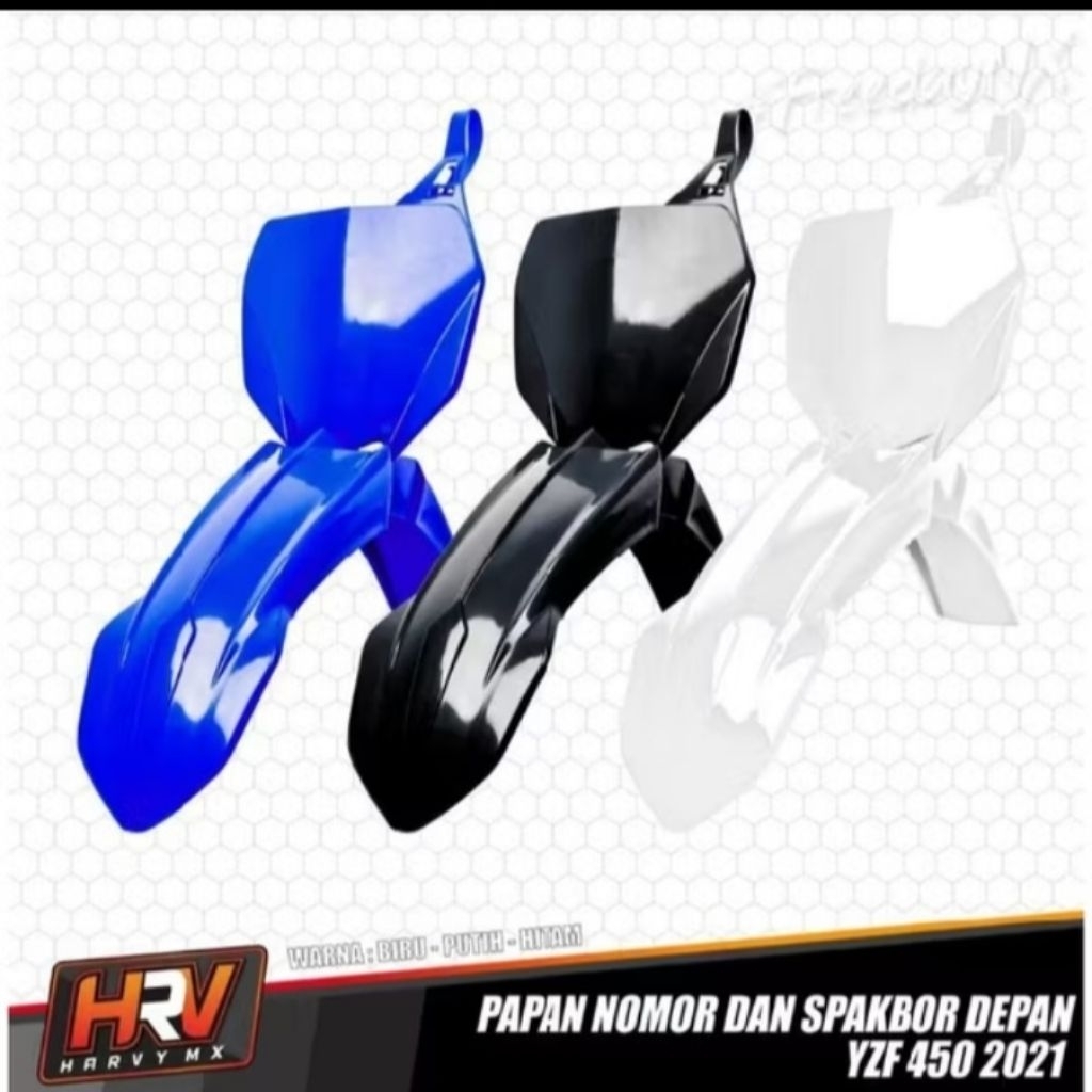 SPAKBOR DEPAN YZ450 2021 SLEBOR DEPAN YZ 450 2021 FRONT FENDER YZF450 COVER BODY SET SAYAP JOK SAYAP